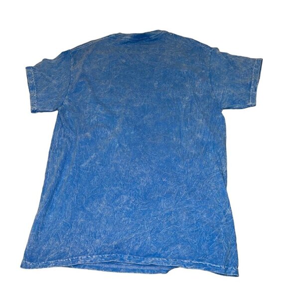 Wu Tang Clan Mens Tee Shirt Size Medium Blue Acid Wash Pure Cotton New - Picture 8 of 8